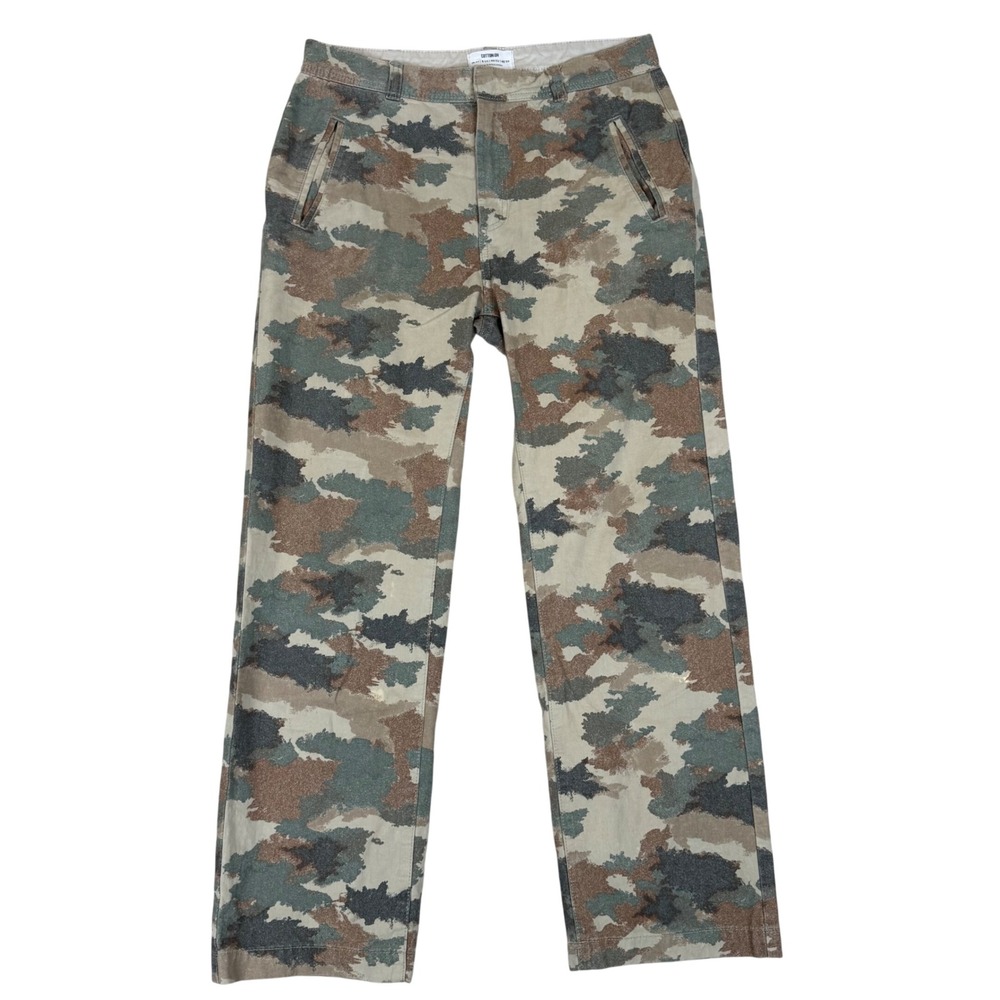 Cotton On Pants Size 8 US Camo Straight Leg Brown Green 2057211-JRI